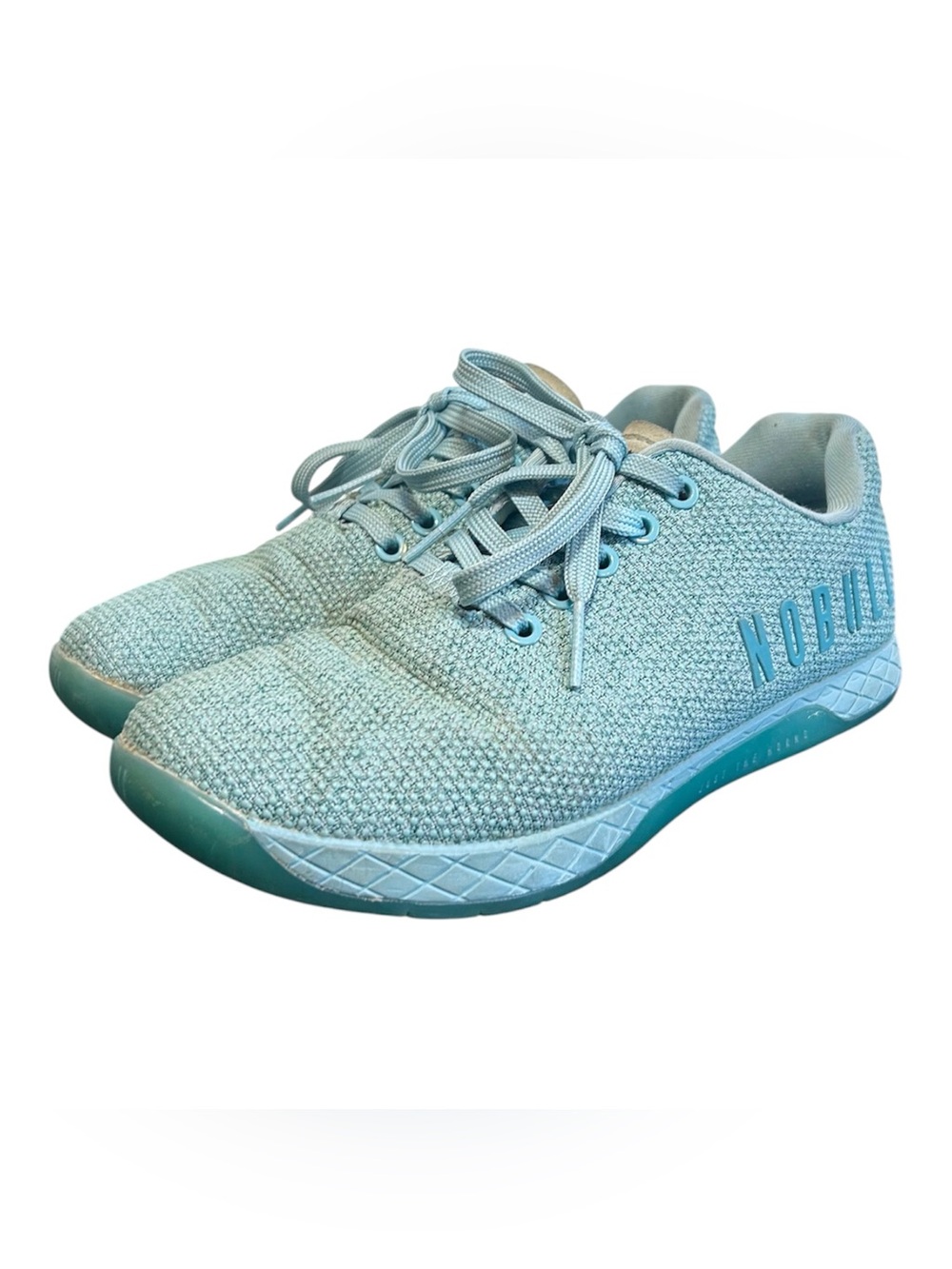 Women’s No Bull Superfabric Outwork Turquoise Blue Athletic Gym training shoes - Picture 3 of 5